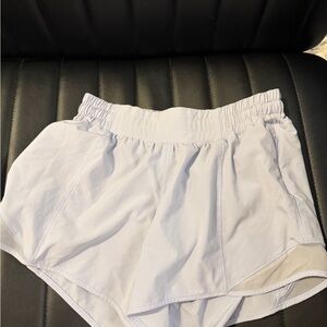 Lululemon Athletica Womens light purple hottie hot shorts